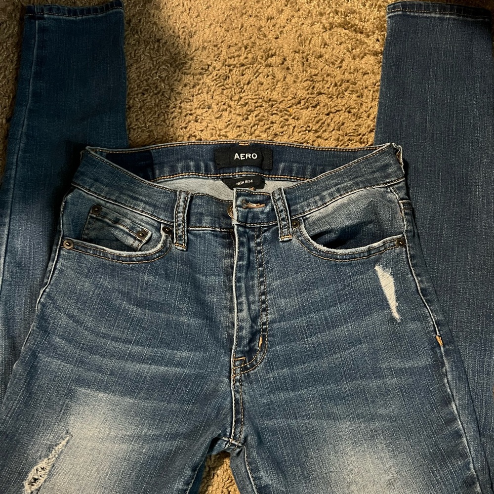 High Rise Aero Jeans